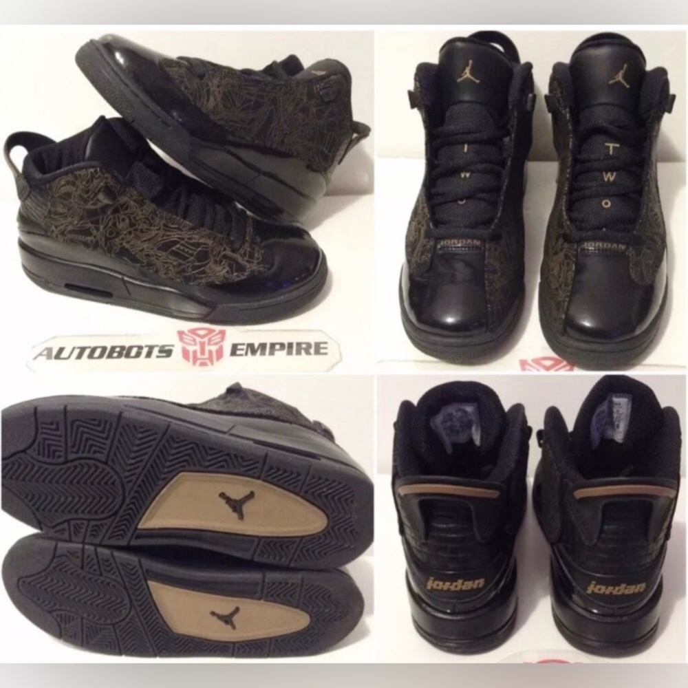 VNDS Vintage Nike Air JORDAN DUB ZERO 5.5Y Girls GS IV Kb Max Kaws Union Sb Dunk